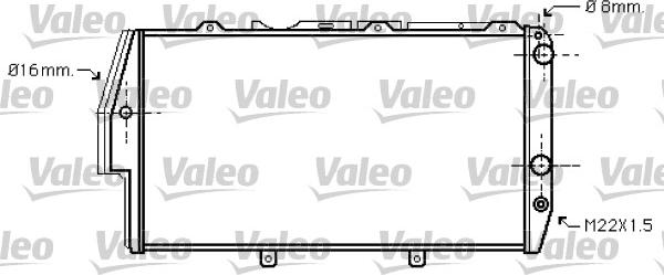 Valeo 734738 - Radiator, engine cooling autospares.lv