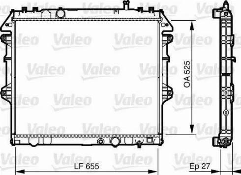 KOYORAD PL012039 - Radiator, engine cooling autospares.lv