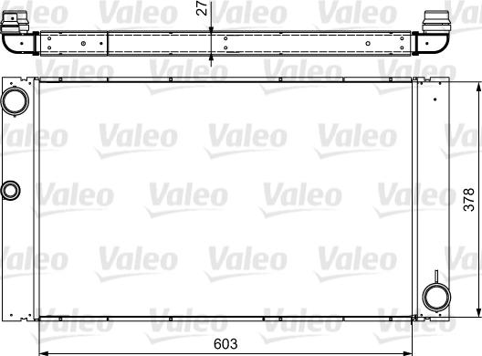Valeo 735475 - Radiator, engine cooling autospares.lv