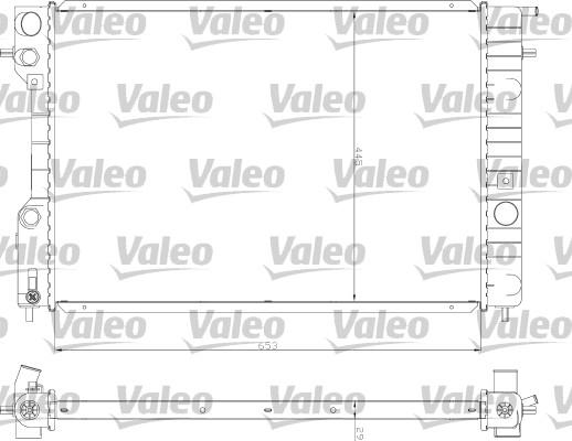 Valeo 735065 - Radiator, engine cooling autospares.lv