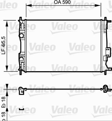 Valeo 735119 - Radiator, engine cooling autospares.lv