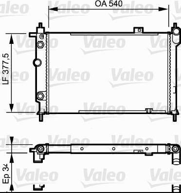 Valeo 730994 - Radiator, engine cooling autospares.lv