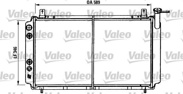 Valeo 730949 - Radiator, engine cooling autospares.lv