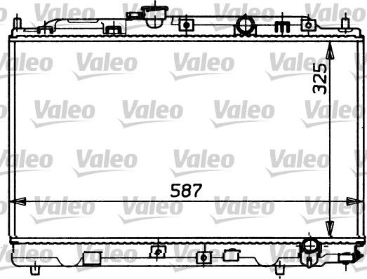 Valeo 730413 - Radiator, engine cooling autospares.lv