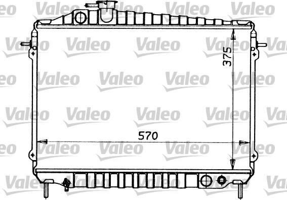 Valeo 730421 - Radiator, engine cooling autospares.lv