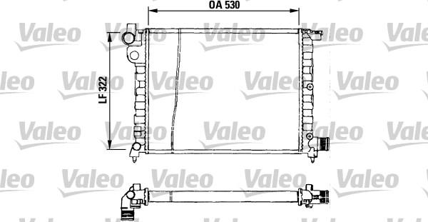 Valeo 730569 - Radiator, engine cooling autospares.lv