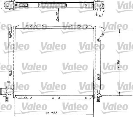 Valeo 730539 - Radiator, engine cooling autospares.lv