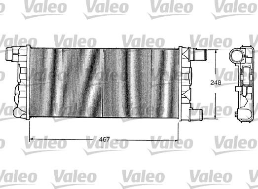 Valeo 730520 - Radiator, engine cooling autospares.lv