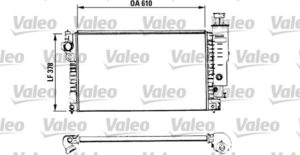 Valeo 730575 - Radiator, engine cooling autospares.lv