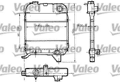 Valeo 730008 - Radiator, engine cooling autospares.lv