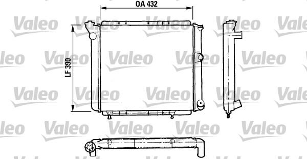 Valeo 730013 - Radiator, engine cooling autospares.lv