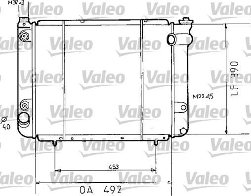 Valeo 730038 - Radiator, engine cooling autospares.lv