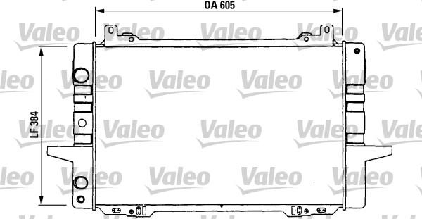Valeo 730114 - Radiator, engine cooling autospares.lv