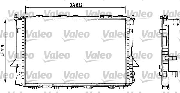 Valeo 730361 - Radiator, engine cooling autospares.lv