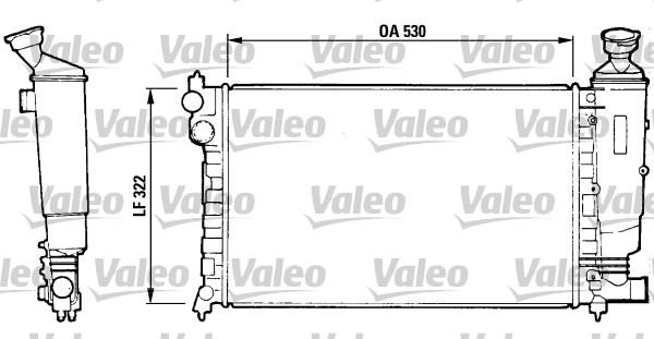 Valeo 730368 - Radiator, engine cooling autospares.lv