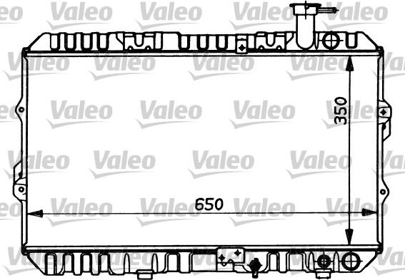 Valeo 730316 - Radiator, engine cooling autospares.lv