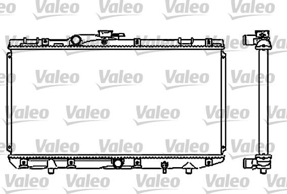 Valeo 731564 - Radiator, engine cooling autospares.lv