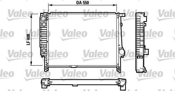 Valeo 731515 - Radiator, engine cooling autospares.lv