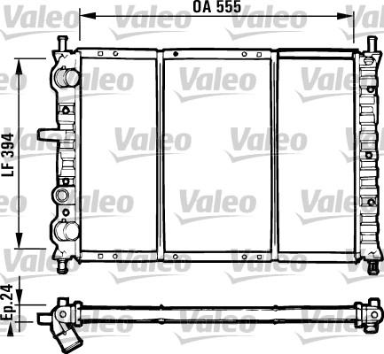 Valeo 731581 - Radiator, engine cooling autospares.lv