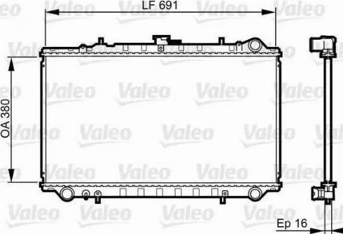 KOYORAD PL020155 - Radiator, engine cooling autospares.lv