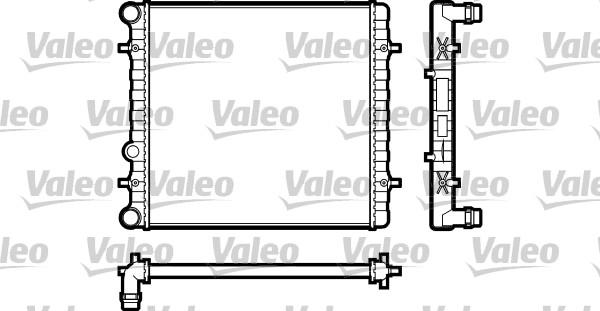 Valeo 731606 - Radiator, engine cooling autospares.lv