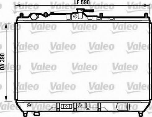 Valeo 731040 - Radiator, engine cooling autospares.lv