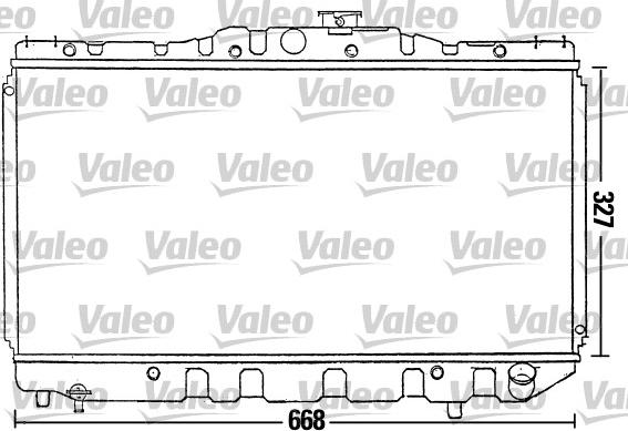 Valeo 731109 - Radiator, engine cooling autospares.lv