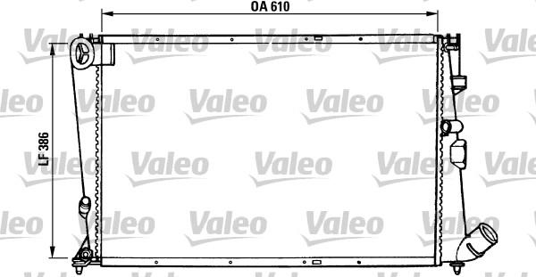 Valeo 731103 - Radiator, engine cooling autospares.lv