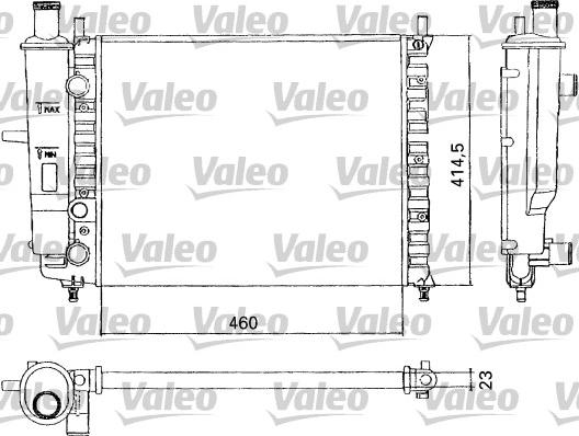 Valeo 731304 - Radiator, engine cooling autospares.lv