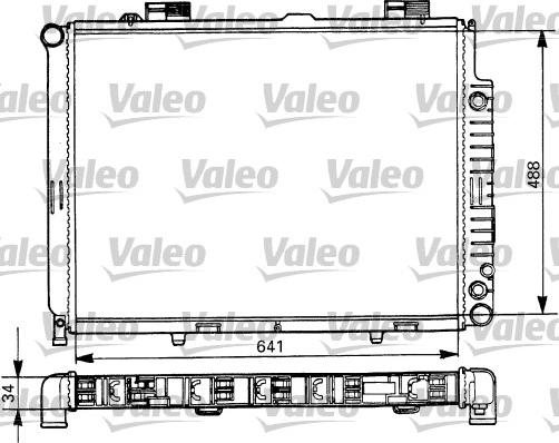 Valeo 731294 - Radiator, engine cooling autospares.lv