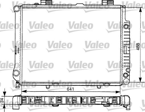 Valeo 731292 - Radiator, engine cooling autospares.lv