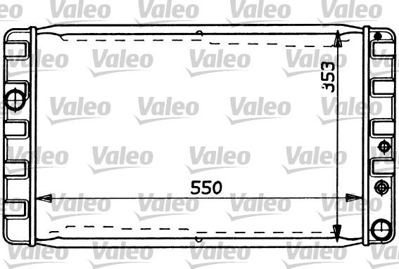 Valeo 731247 - Radiator, engine cooling autospares.lv