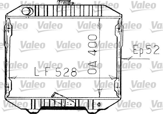 Valeo 731200 - Radiator, engine cooling autospares.lv