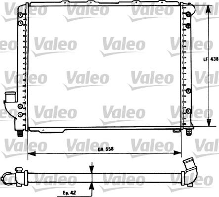 Valeo 731278 - Radiator, engine cooling autospares.lv