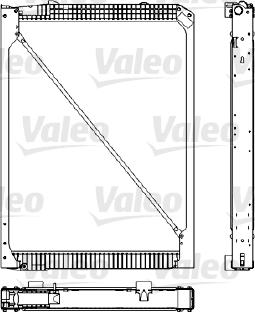 Valeo 733484 - Radiator, engine cooling autospares.lv