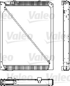 Valeo 733485 - Radiator, engine cooling autospares.lv