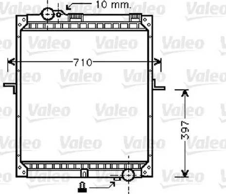 Valeo 733420 - Radiator, engine cooling autospares.lv