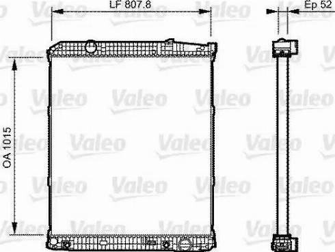 Valeo 733506 - Core, radiator autospares.lv