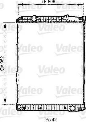 Valeo 733507 - Core, radiator autospares.lv