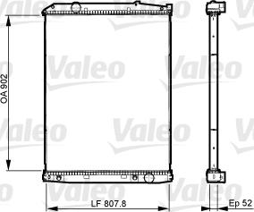 Valeo 733514 - Core, radiator autospares.lv