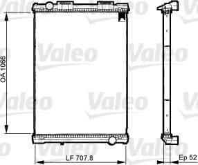 Valeo 733512 - Core, radiator autospares.lv