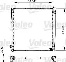 Valeo 733527 - Radiator, engine cooling autospares.lv