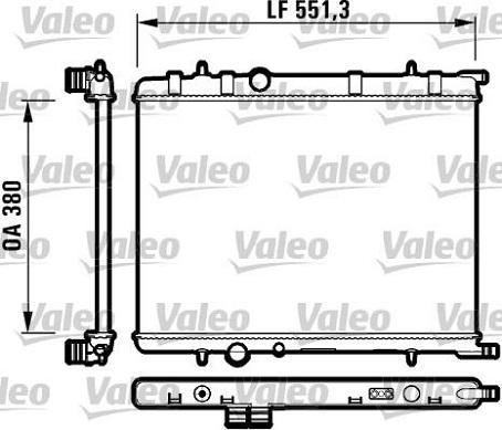 Valeo 732908 - Radiator, engine cooling autospares.lv