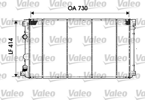 Valeo 732919 - Radiator, engine cooling autospares.lv