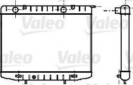 Valeo 732490 - Radiator, engine cooling autospares.lv