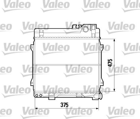 Valeo 732452 - Radiator, engine cooling autospares.lv