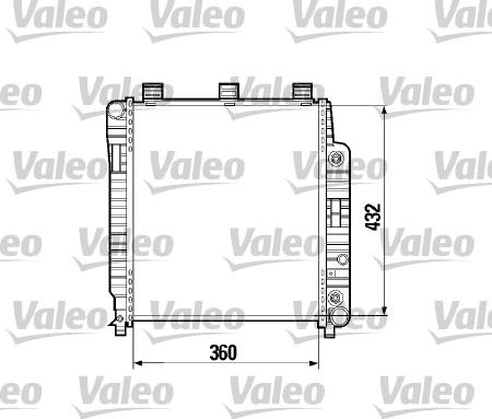 Valeo 732469 - Radiator, engine cooling autospares.lv