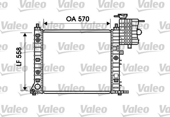 Valeo 732471 - Radiator, engine cooling autospares.lv