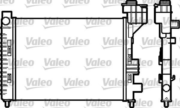 Valeo 732588 - Radiator, engine cooling autospares.lv