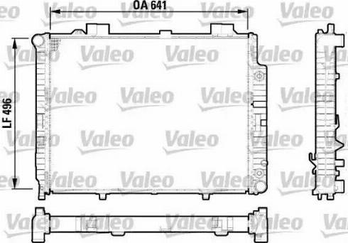 Valeo 732602 - Radiator, engine cooling autospares.lv